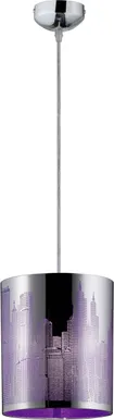 LAELAMP REALITY CITY 1X60W E27 LILLA