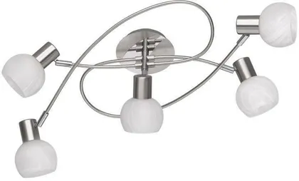 LAELAMP REALITY ANTIBES 5X28W E14 MATT NIKKEL