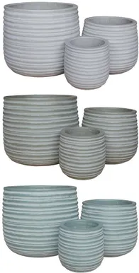 LILLEPOTT 370X370X315MM VALGE-HALL-ROHELINE