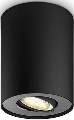 KOHTVALGUSTI PHILIPS 5,5W LED PILLAR MUST HUE TIMMERIGA