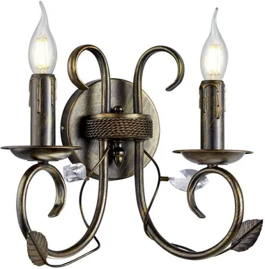 SEINALAMP TRIO CLASSY 2XE14 40W RUSTIC