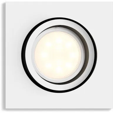 RIPPLAEVALGUSTI MILLISKIN 5,5W LED 250LM HUE VALGE