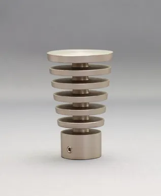 KARDINAPUU OTSIK "WIEZA" Ø19MM SATIIN NIKKEL 2TK