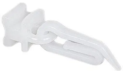 PLASTIKUST KLAMBRIGA LIUGURID 30TK VALGE