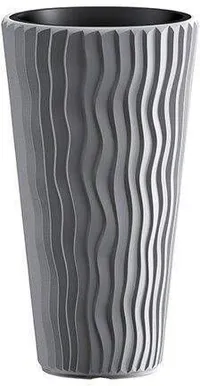 LILLEPOTIÜMBRIS SANDY SLIM Ø39XH70CM PROSPERPLAST LAINELINE PLASTIK HALL