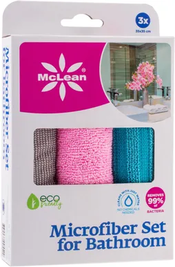 MIKROKIUDLAPP MCLEAN 35X35CM 3TK/PAKK