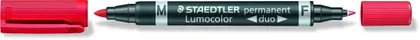 KAHE OTSAGA MARKER LUMOCOLOR DUO PENTEL 0,6/1,5MM STAEDTLER PUNANE