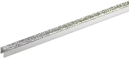 ILULIIST U-PROFIIL ARCANSAS 10X10X1000MM GLITTER ANODEERITUD ALUMIINIUM