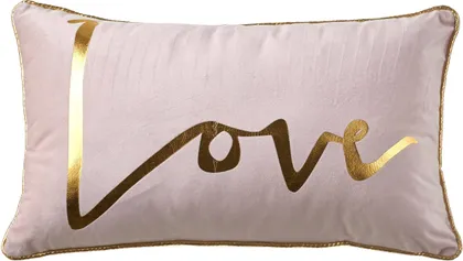 DEKORATIIVPADI MICA DECORATIONS LOVE 30X50CM ROOSA