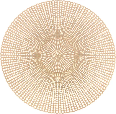 LAUAKATE Ø43CM PVC TÄPILINE KULD