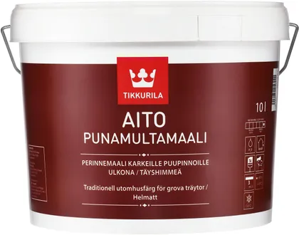 MULDVÄRV TIKKURILA AITO 10L PUNANE TÄISMATT