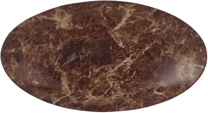 TALDRIK MICA DECORATIONS NANET 27X15X3CM PRUUN