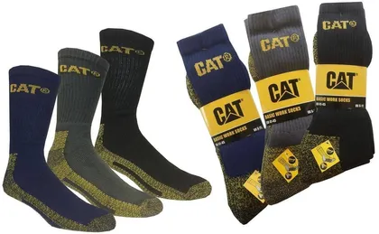 MEESTE TÖÖSOKID CAT WORK SOCKS 41/45 3PAARI