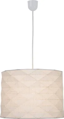 LAELAMP CREYA 60W E27 Ø30CM VALGE TEKSTIIL
