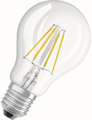LED LAMP OSRAM LED RETROFIT CLASSIC 4W E27 A40 470LM 2700K KLAAR 2TK PAKIS