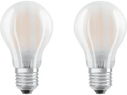 LED LAMP OSRAM LED RETROFIT CLASSIC 7W E27 A60 806LM 2700K MATT 2TK PAKIS