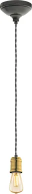 RIPPVALGUSTI EGLO YORTH E27 1X60W ANTIIKKULDNE