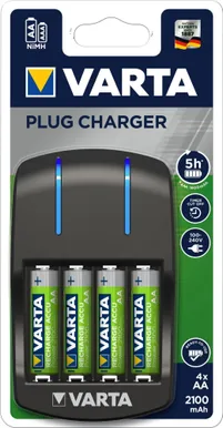 AKULAADIJA VARTA PLUG + 4XAA 2100MAH