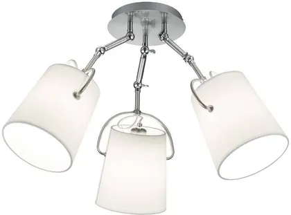 LAELAMP TRIO MERAN 3XE27 60W MATT NIKKEL/VALGE