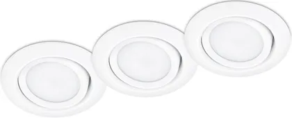 RIPPLAEVALGUSTI TRIO RILA 3X5W 370LM 3000K MATT VALGE 3TK PAKIS