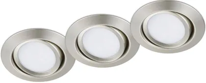 RIPPLAEVALGUSTI TRIO RILA 3X5W 370LM 3000K MATT NIKKEL 3TK PAKIS