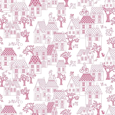 TAPEET JACK´N´ROSE VILLAGE LL-05-09-2 ROOSA