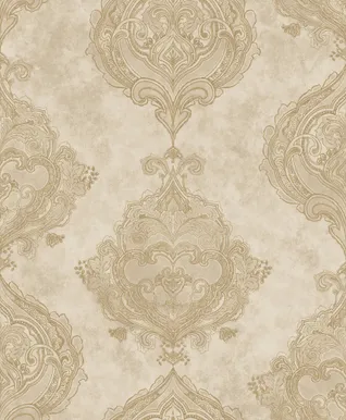 TAPEET PERSIAN CHIC OPEN PERSIAN DAMASK PC2401 BEEZ