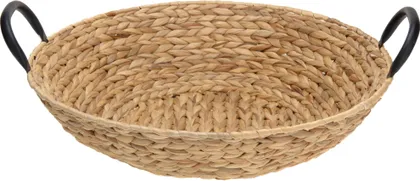 ÜMAR KORV WATERHYACINTH Ø44,5X10,5CM METALL SANGAD