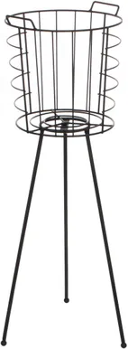 LILLEPOTT ESSENTIAL MIDAR KORV Ø25X66CM MUST