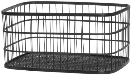 SISUSTUSKORV 4LIVING 40X26X19CM BAMBUS MUST