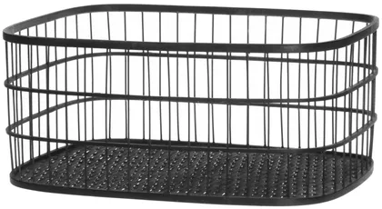 SISUSTUSKORV 4LIVING 44X30X20CM BAMBUS MUST