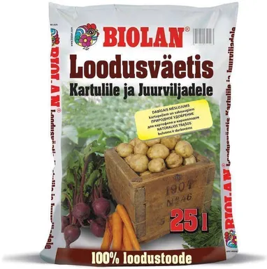 VÄETIS BIOLAN KARTULILE JA JUURVILJALE 25L