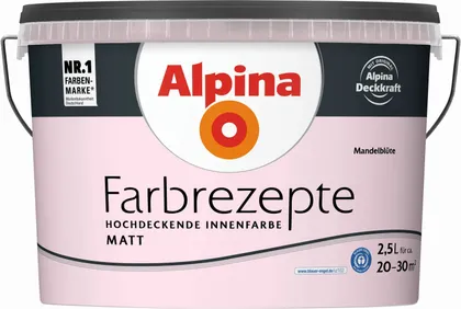 SEINAVÄRV ALPINA FARBREZEPTE 2,5L MANDELBLÜTE MATT