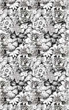 DUŠIKARDIN DUSCHY FLOWER BED 628-72 180X200CM POLÜESTER
