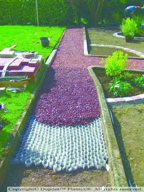 KÄRG PINNASE STABILISEERIMISEKS DUPONT PLANTEX GROUNDGRID 198G/M2 1,25X8M