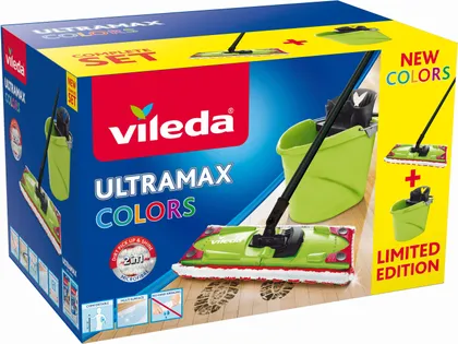 PÕRANDAPESUKOMPLEKT VILEDA ULTRAMAX+ÄMBER ROHELINE