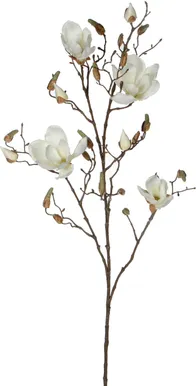 KUNSTLILL MICA DECORATIONS MAGNOOLIA 109CM VALGE