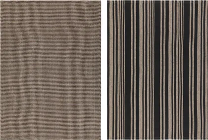KÖÖGIRÄTIKUD MAKU 50X70CM PUUVILL/POLÜESTER BEEŽ/MUST 2TK