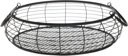 SISUSTUSKORV 4LIVING 19X19X37,5CM METALL MUST