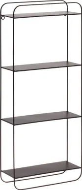 SEINARIIUL 4-NE 11,5X30X70CM METALL, MUST