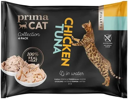 KANA VEES + TUUNIKALA VEES PRIMACAT FILLETS 4X50G