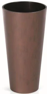 LILLEPOTT PROSPERPLAST TURBUS SLIM CORTEN 40CM TERAS