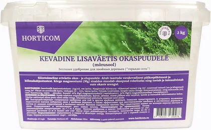 KEVADINE LISAVÄETIS OKASPUUDELE (MÕRUSOOL) HORTICOM 2KG