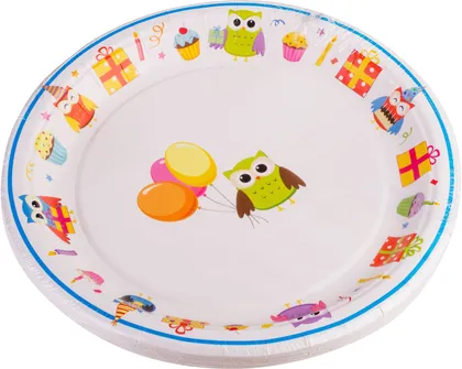 PAPPTALDRIKUD SMILE 22CM 12TK ÖÖKULLID