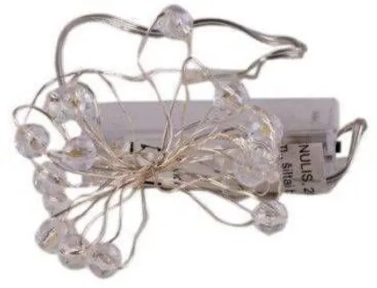 JÕULUVALGUSTUS ECO BRIGHT MOON COPPER 20LED, IP20, 1,9M, 2XAA SOE VALGE