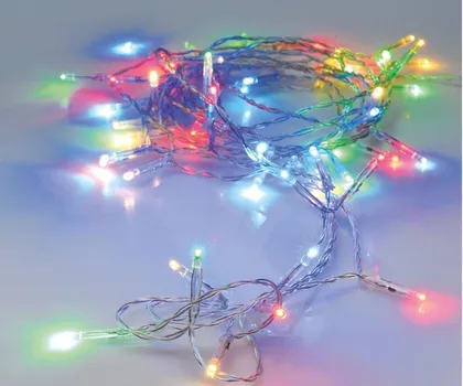 JÕULUVALGUSTUS 50 LED TAIMERIGA, MULTICOLOR