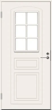 VÄLISUKS SWEDOOR BASIC B0020 VALGE 9X21 VASAK