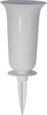 HAUAVAAS FORM-PLASTIC DAMA 13X37CM VALGE