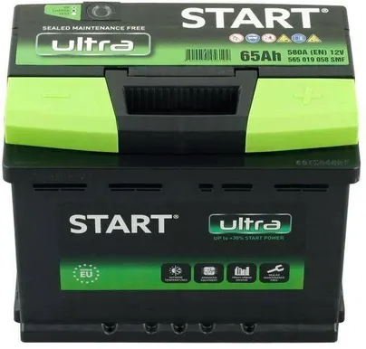 KÄIVITUSAKU START ULTRA 65AH 580A 242X175X190MM