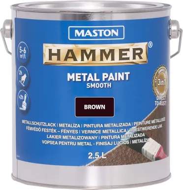 METALLIVÄRV MASTON HAMMER 2,5L SILE PRUUN